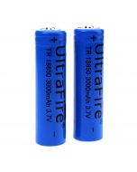 1 Paire De La Batterie Li-Ion Rechargeable Ultrafire Tr 18650 3000Mah 37V Sans Pcb