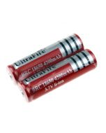 Batterie Non Protégée Rechargeable Rechargeable De Li-Ion Ultrafile BRC 18650 3.7V 4200Mah (1 Paire)