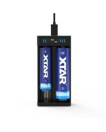 Xtar Mc2 Plus Mini Chargeur De Batterie Usb Li-Ion Universel 3.7V Pour 18650 20700 21700 14500 16340 10440 18500 Piles