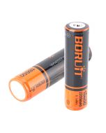 Boruite 2200Mah 18650 Batterie Rechargeable Pcb Protégé 18650 Batteries Batterie-2 Pc