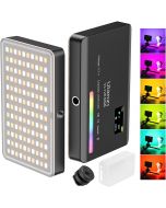 Lumière vidéo ULANZI VL120 RGB 360 polychrome 20 types d'effets d'éclairage Batterie 3100mAh intégrée pour la photographie