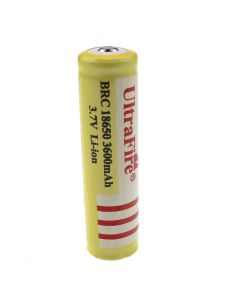 1 Unité Ultrafire 18650 3600Mah 3.7V Li-Ion Batterie Protégée Rechargeable