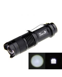 Mini Ultrafire SK68 Q5 Led 300Lm Lampe De Poche Zoomable (1 * 14500/AA)
