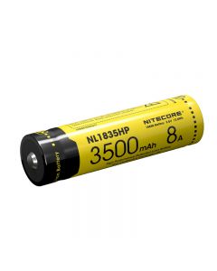 Nitecore Nl1835Hp Haute Performance 18650 3500Mah 3.6V 12.6Wh 8A Protected Li-Ion