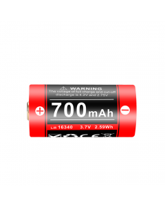 Klarus 16GT-70UR 16340 Batterie Li-ion rechargeable USB 700 mAh