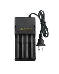 Chargeur de batterie au lithium 18650 chargeur 26650 double slot indépendant double charge charge anti-retour