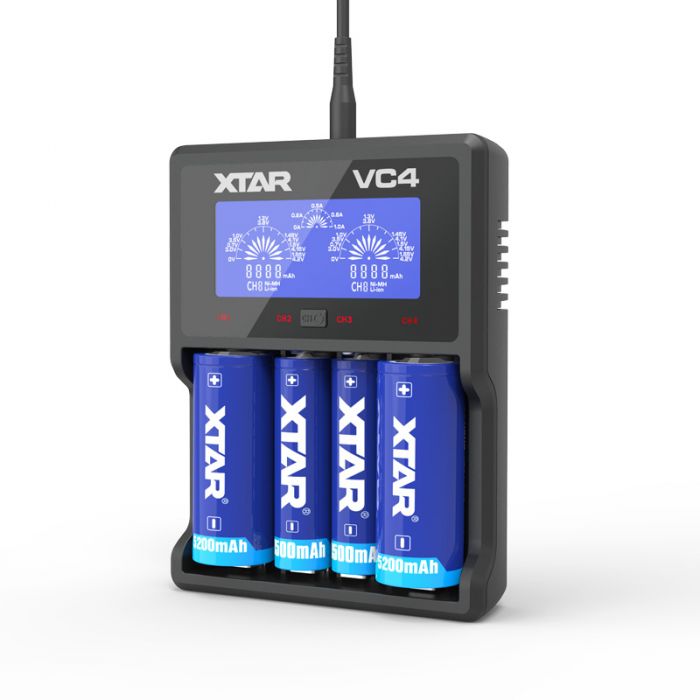 Chargeur de batterie 18650 Port USB pour batteries Li-ion 18650 26650 14500