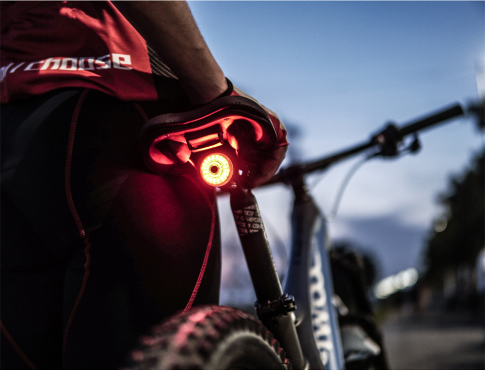 Feu Arrière LED Vélo, Intelligent, Détection de freinage automatique,  étanche, USB - Fixation Strip. - France-Xenon